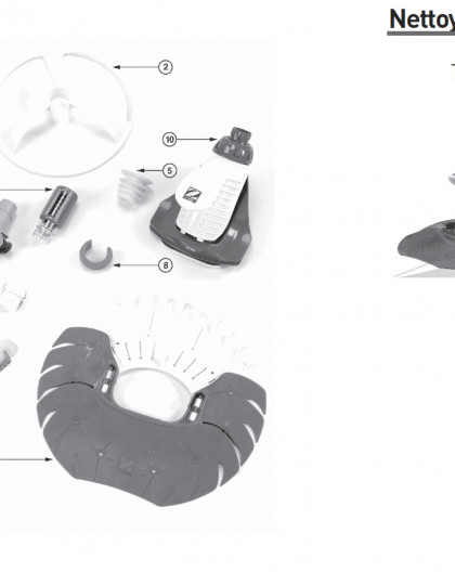 Diaphragme diacyclone pour nettoyeur T5 DUO - Num6