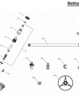 Tuyau de sortie externe pour nettoyeur R3 - Num4