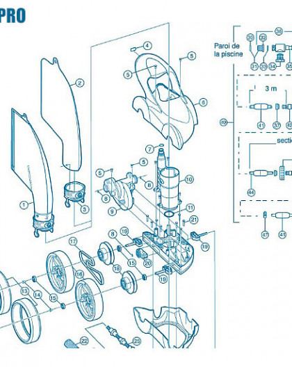 Polaris 480Pro - Num 1 - Sac à limon sans embase