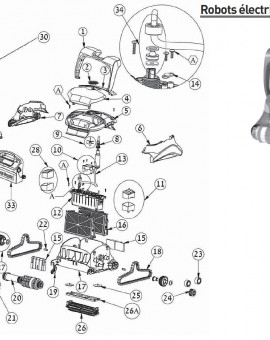 Grille protège hélice pour robot ZENIT 30 - Num2