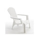 Fauteuil Adirondack couleur blanc