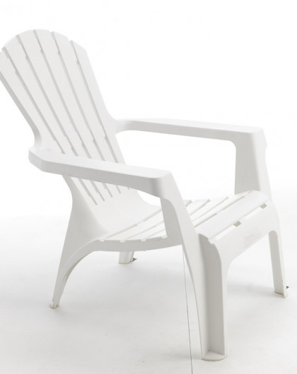 Fauteuil Adirondack couleur blanc