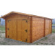 Garage Bois Madrier 42mm VECTURA de 19.03 m2 de 3.5x6.2m