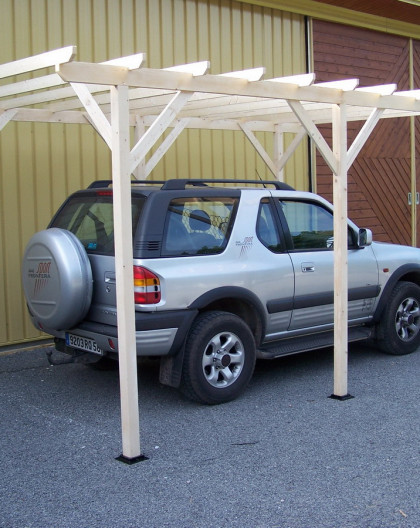 Carport AVISO de 15.0 m2 de 3x5m Option Montage a domicile possible