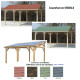 Gloriette Kiosque STRAUSS de 9.6 m2 Option Montage a domicile possible