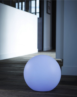 Boule LED Lumineuse Ronde Blanche Diam 25cm