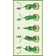 Taille-haies électrique 710w lames 610mm