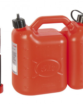 Jerrican essence double compartiment 5 Litres + 2.5 Litres