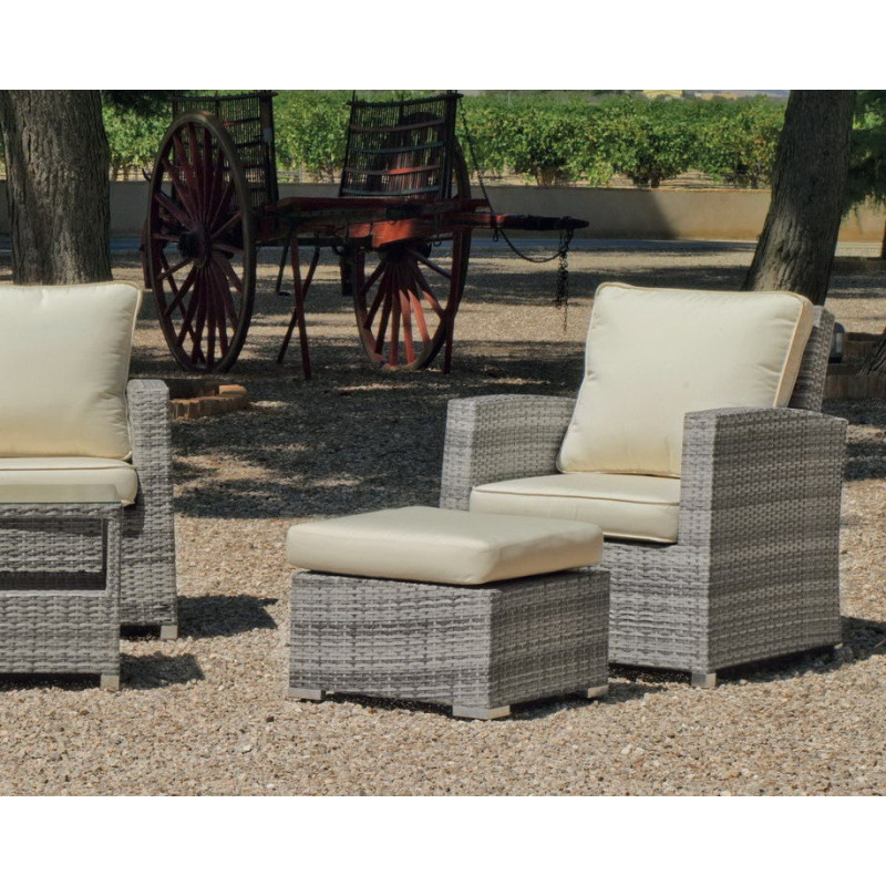 achat vente Salon de jardin GRIS Canapé 2pl + 2 Fauteuils + table ... achat vente Salon de jardin GRIS Canapé 2pl + 2 Fauteuils + table ...