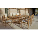 Salon de jardin BRACO Table extensible 180-300 + 8 fauteuils