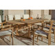 Salon de jardin BRACO Table extensible 180-300 + 8 fauteuils