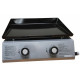 Plancha gaz 2 feux 5kw