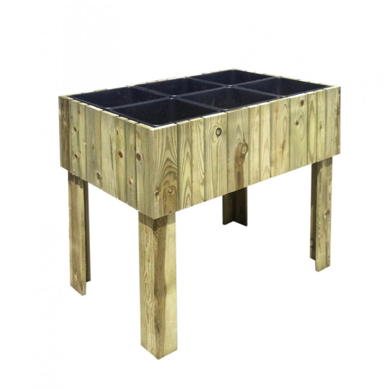 Abri de jardin en bois, 3.08m2 et 1.95x1.95m