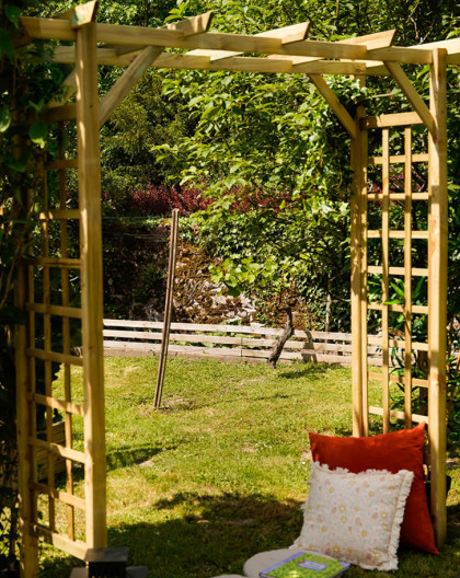 Pergola bois clair VALERIANE