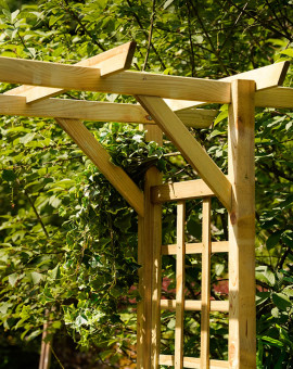 Pergola bois clair VALERIANE