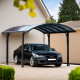 Carport ALUMINIUM toit 1/2 rond garantie 10 ans