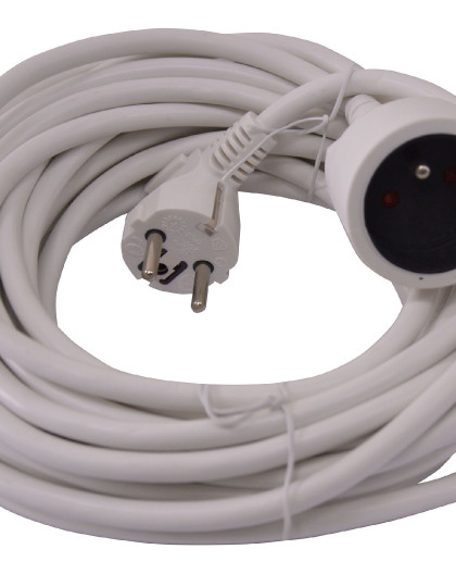 ALLONGE ELECTRIQUE 10M-3G*1.5MM2-BLANC