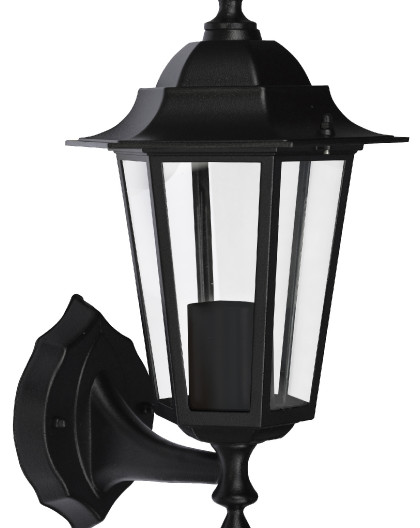 APPLIQUE MONTANTE E27 60W - NOIR