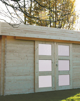 Abri de jardin en bois, 3.08m2 et 1.95x1.95m