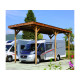 Carport pour Camping Car 760x340cm