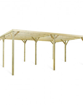 Carport auportant double MONZA  510 x 608 x 240 cm