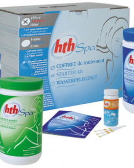 Pour Spa au Chlore Kit HTH Complet de traitement (environ 3-4mois)