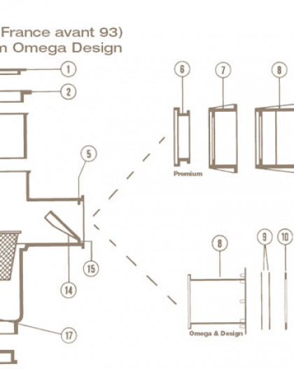 Enjoliveur Omega Skimmer COFIES Grande Meurtrière