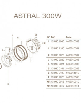 Niche Ampoule Projecteur ASTRAL Standard 300W