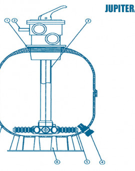 Filtre Top - Num 6 - Socle 9 -14 m3 Jupiter