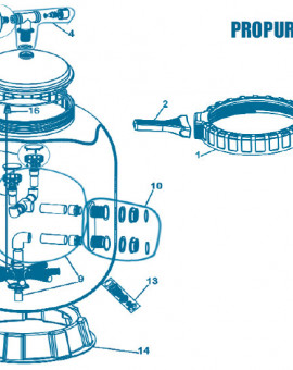 Filtre S36 - Num 6 - Joint torique de couvercle