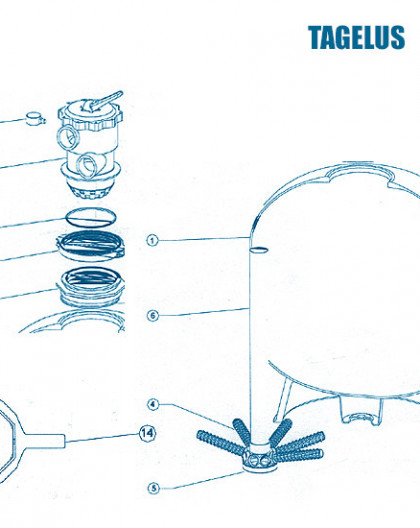 Filtre - Num 9 - Vanne pour F-19T6-TAG et F-24T6-TA