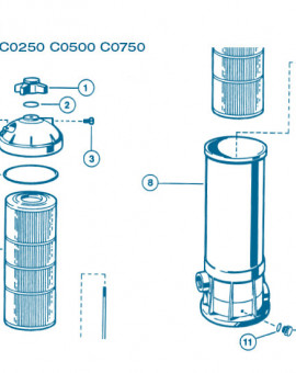 Filtre Gamme Star Clear I - Num 9 - Manomètre horizontal