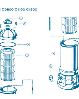 Filtre Gamme Star Clear II - Num 9 - Manomètre horizontal