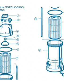 Filtre Gamme Star Clear Plus - Num 9 - Manomètre horizontal