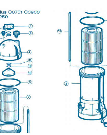 Filtre Gamme Star Clear Plus - Num 9 - Manomètre horizontal