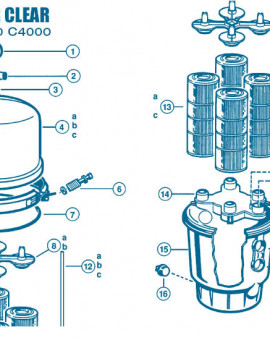 Filtre Gamme Super Star Clear - Num 4 - Tête de filtre pour C4000