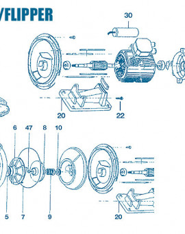 Pompe EuroFlip - Flipper - Num 2 - Joint couvercle