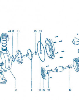 Pompe Silen - Num 11 - Diffuseur 1 - 3 - 1 - 2 et 3 - 4 CV