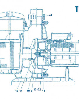Pompe Tifon - Num 8 - Turbine 3 - 4 CV mono