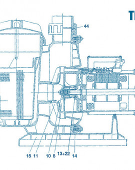 Pompe Tifon - Num 8 - Turbine 1 CV tri