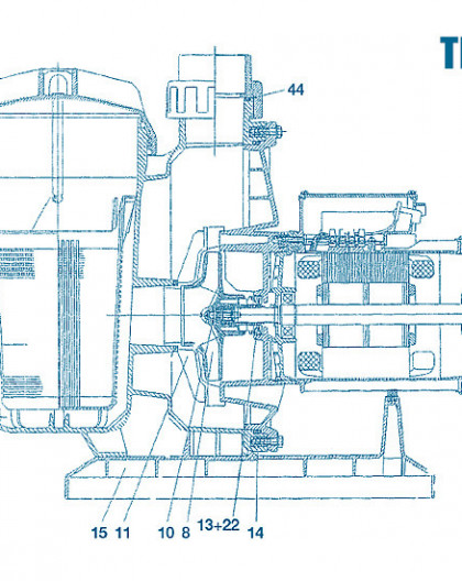 Pompe Tifon - Num 8 - Turbine 1 CV tri