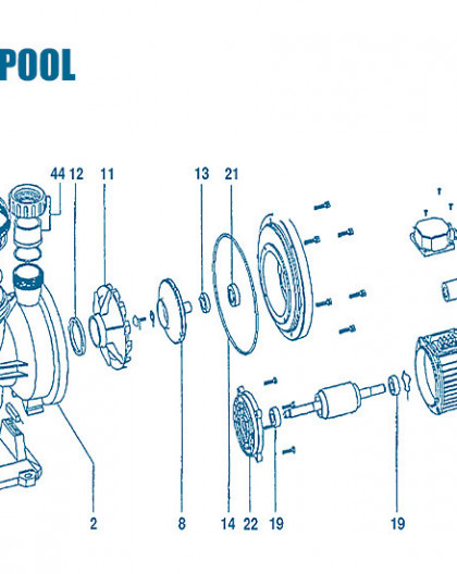 Pompe Superpool - Num 45 - Joint raccord