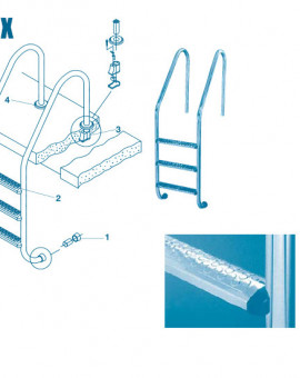 Echelle - Marche Inox Standard