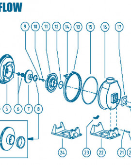 Pompe Ultra-Flow - Num 3 - Bouchon de vidange 0.25 pouce