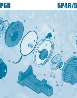 Pompe 5P4R et 5P6R - Num 19 - Vis de diffuseur