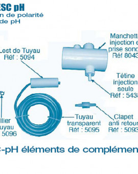 Electrolyseur Promatic ESC pH - Autres Compléments - Num 5438 - Tétine injection seule