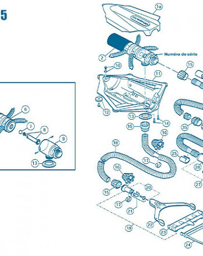 Polaris 165 - Num 4 - Vis inox à tête plate