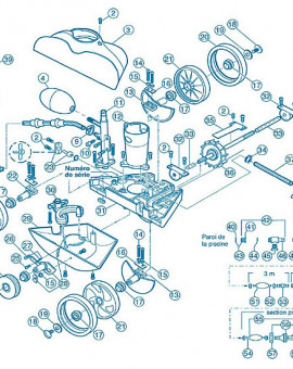 Polaris 280 - Num 16 - Plaque pour essieu C65 - C66