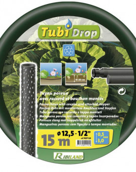 Tuyau TUBIDROP porreux 15m raccordé