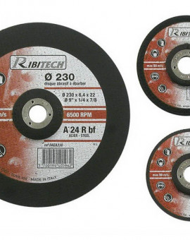 Disque à Ebarber Acier, Diamètre 230 mm, Centre Déporté